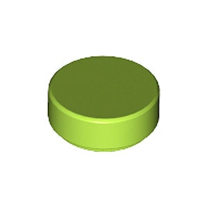 Tile 1 x 1 Round (Lime)