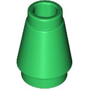 Cone Small 1 x 1 (Green)