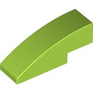 Brick with bow 1/3 (Lime)