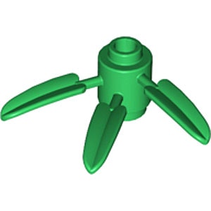 Bamboo Leaves 3 x 3 (Green)