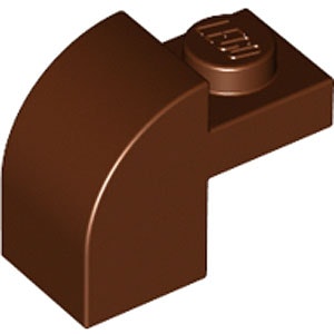 Brick with Arch 1 x 1 x 1 1/3 (Reddish Brown)