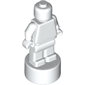 Minifigure Figure Trophy (White)