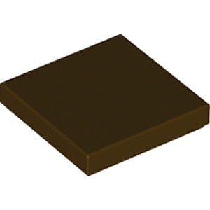 Tile 2 x 2 (Dark Brown)