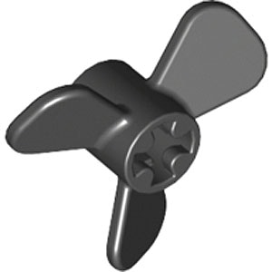 Propeller with 3 Blades Ø26.6 (Black)