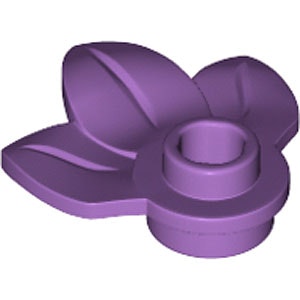 Plant with Plate 1 x 1 (Medium Lavender)