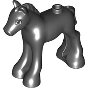 Foal with Hole Dia. 1.5 (Black)
