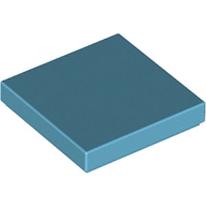 Tile 2 x 2 (Medium Azure)