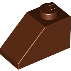 Slope 45° 1 x 2 (Reddish Brown)