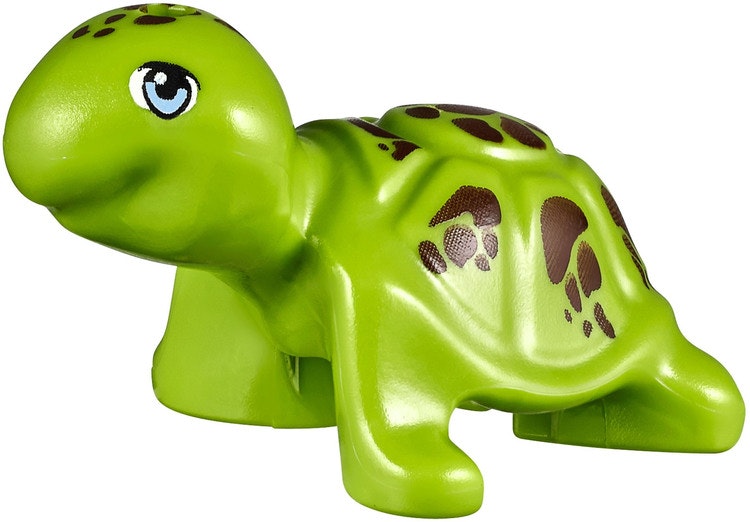 Turtle with hole Ø 1.5 (Lime)