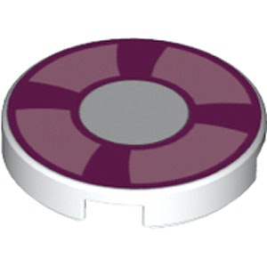 Tile 2 x 2 Round (White)