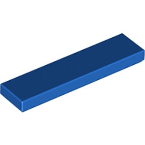 Tile 1 x 4 (Blue)