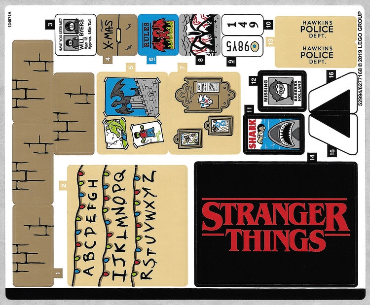 Stickers / Klistermärken (Ark nr 1) - Stranger Things - The Upside Down