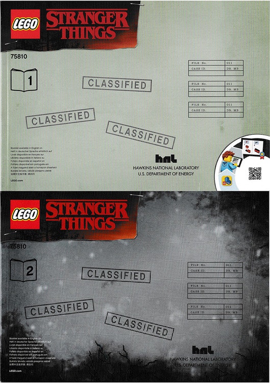 Instruktionsbok / Beskrivning - Stranger Things - The Upside Down