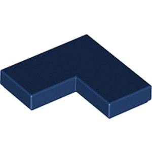 Tile Corner 1 x 2 x 2 (Dark Blue)