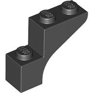 Brick with Bow 1 x 3 x 2 (Black)