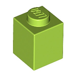 Brick 1 x 1 (Lime)