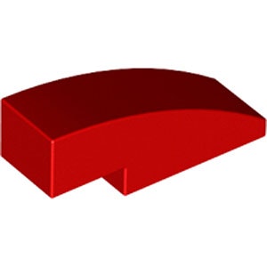 Brick with bow 1/3 (Red)