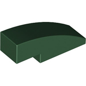 Brick with bow 1/3 (Dark Green)