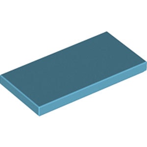 Tile 2 x 4 (Medium Azure)