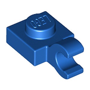 Plate 1 x 1 with holder Vertical (Blue)