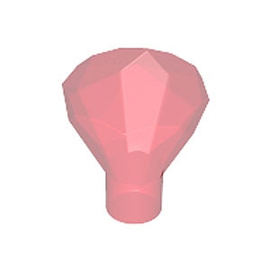 Diamond with Stick (Transparent Red)