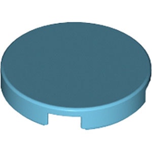 Tile 2 x 2 Round (Medium Azure)