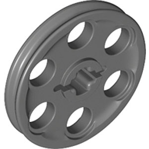 Wedge-belt Wheel Ø24 (Dark Stone Gray)