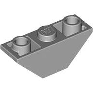 Double Inverted Slope 1 x 3/45° (Medium Stone Gray)