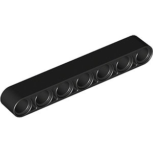 Technic 7m Beam (Black)