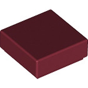 Tile 1 x 1 (Dark Red)