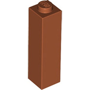 Brick 1 x 1 x 3 (Dark Orange)