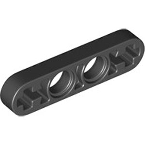 Lever 1 x 4 without Notch (Black)