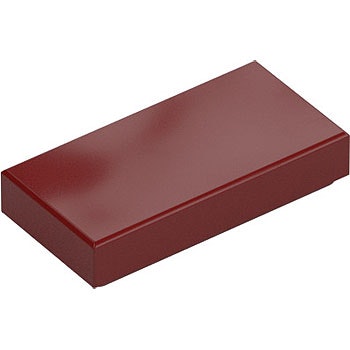 Tile 1 x 2 (Dark Red)