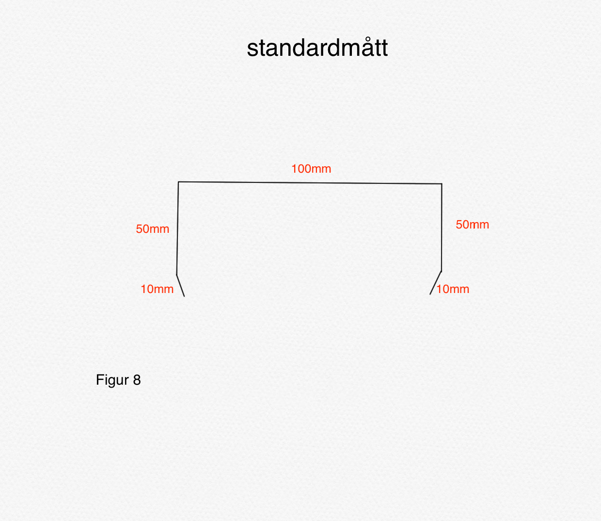 FD8 – U-profil med ankant