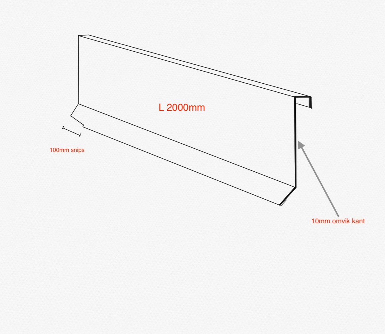 3 – Vindskiveplåt för falsade tak utan fästbleck ( Figur 3 ) -  takprofiler.se
