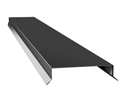 MKN1 – Krönplåt - plan-ljusgrå-blank-A:120B:40C:40D:25E:25F:15E:25L:40