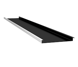 BP1 – Bandplåt med dubbelfals-Svart-matt-A:8B:12C:25D:590E:25F:10L:6000