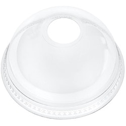 Kupollock med hål till 280-400 ml plastglas 800st