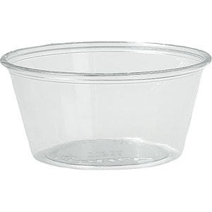 Bägare plast 60 ml Transparant 2500st