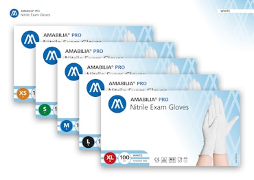 Nitrilhandskar Vit S 100st Amabilia Pro