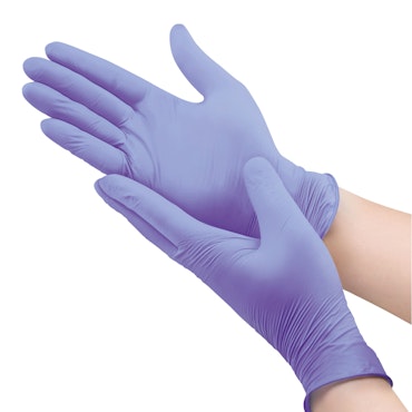 Nitrilhandskar Lila Sensitive L 100st Amabilia Pro