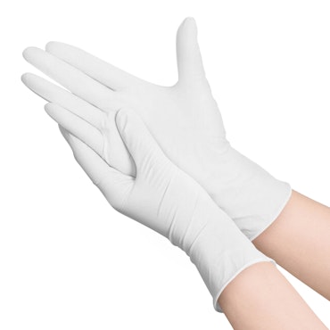 Nitrilhandskar Vit M 100st Amabilia Pro