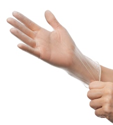 Vinylhandskar Transparent XL 100st Amabilia Pro