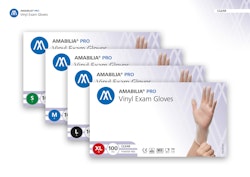 Vinylhandskar Transparent XL 100st Amabilia Pro