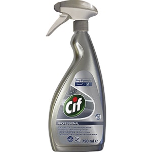 Cif Professional Rostfritt & Glas Silver 750 ml, 6st
