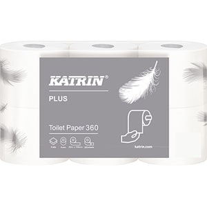 Toalettpapper 2-lag Katrin Plus 360 42st