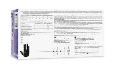 Nitrile SkinPro Gloves Purple M 200pcs