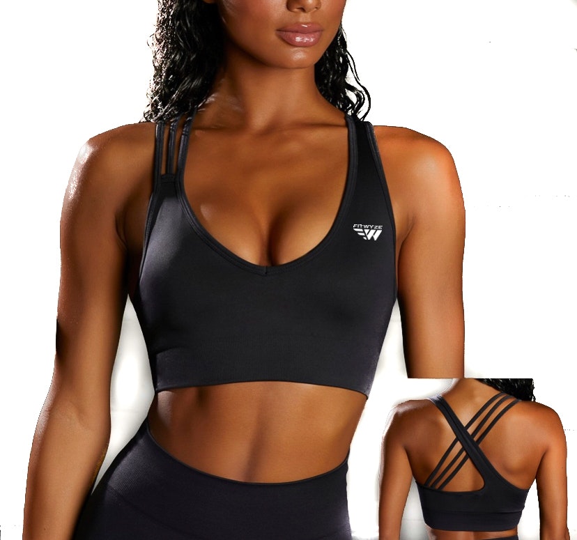 Ultimate Training Seamless Sport-bh Black - Fitwyze AB