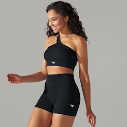 Fitwyze Black Ribbed Seamless Set