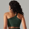 Fitwyze Olive Green Ribbed Seamless Sport-bh